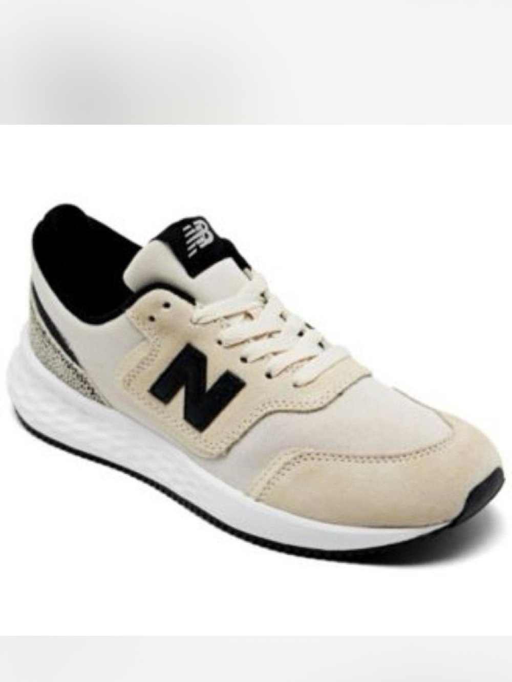 New Balance Fresh Foam X70 Off White Black Leopard Casual Sneakers